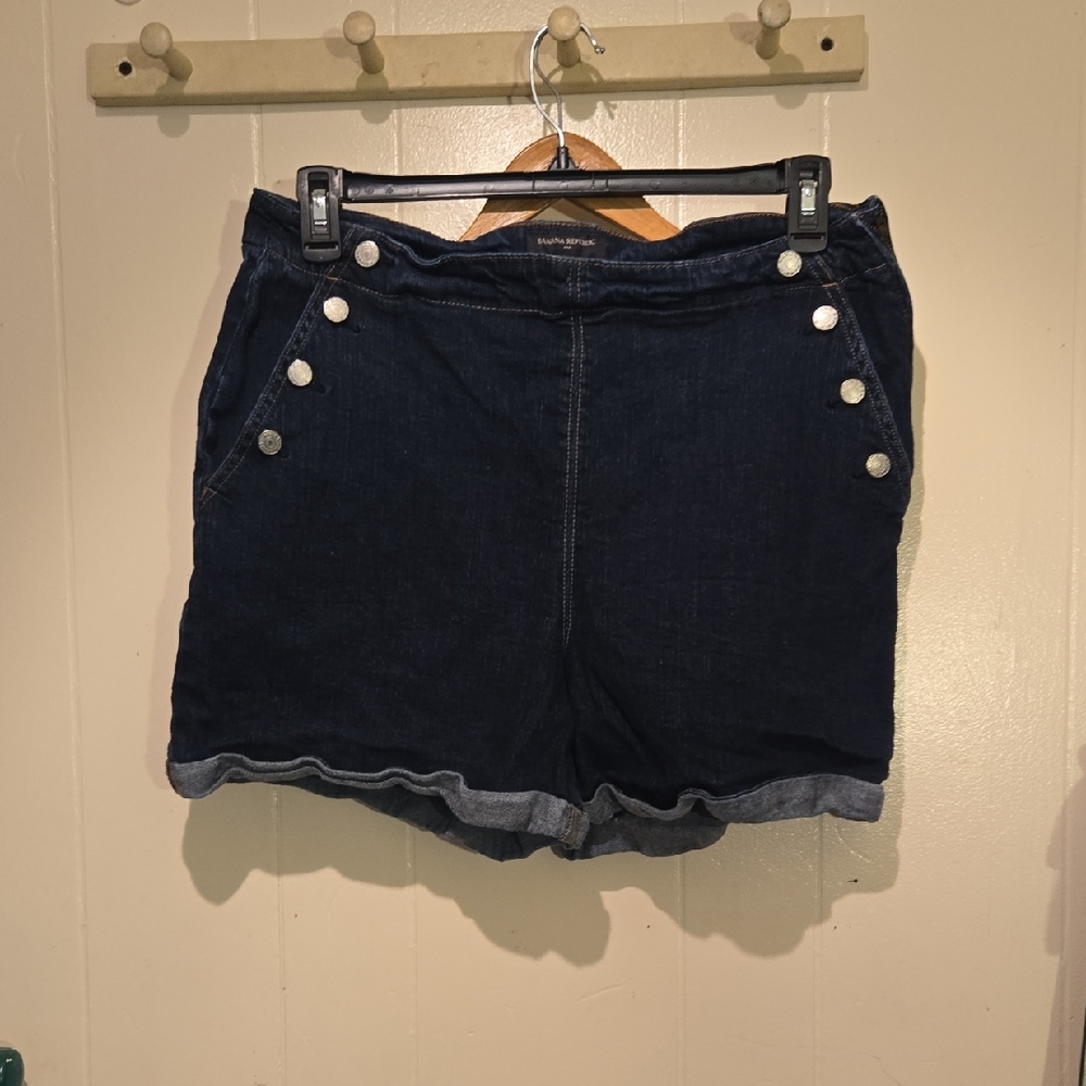 Banana Republic Dark Blue Jean Shorts